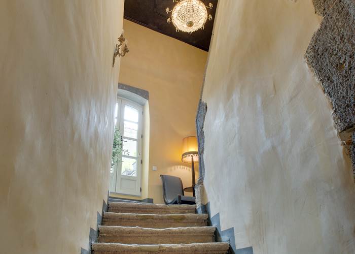 Rue Galilee staircase up to second floor