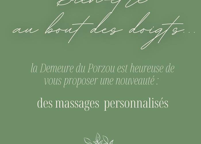 prestation massage dans votre chambre d'hôtes
