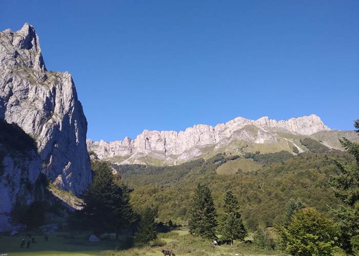 Le plateau de Sanchèse en vallée d'Aspe