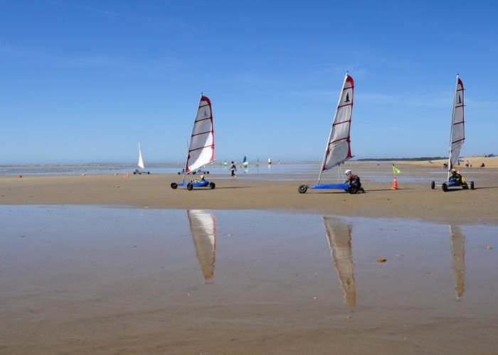 Char à voile Fromentine Plage de la Grande Côte ©MichelArnaud