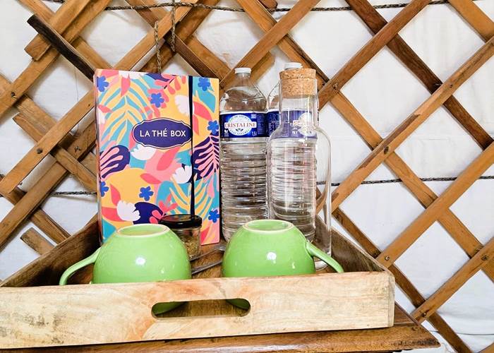 Coin boisson et infusion de la Petite Yourte