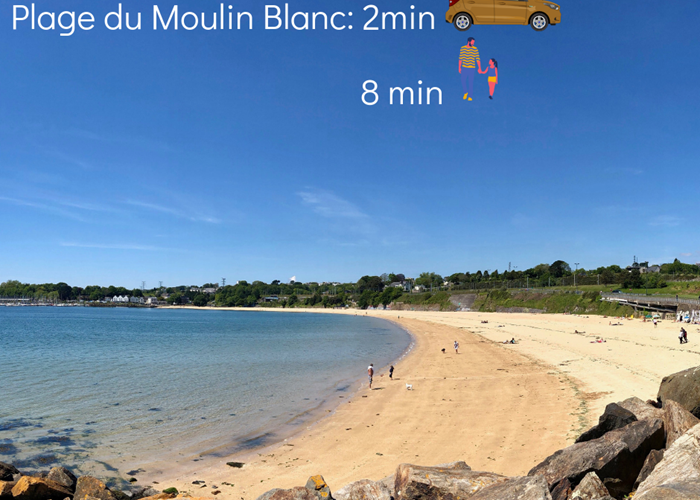 Plage du Moulin Blanc