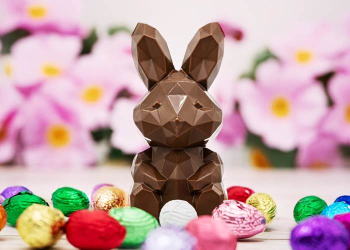 Lapin de pâque low poly