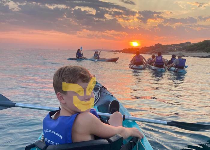 Abbartello kayak Corse couleurs après l'orage