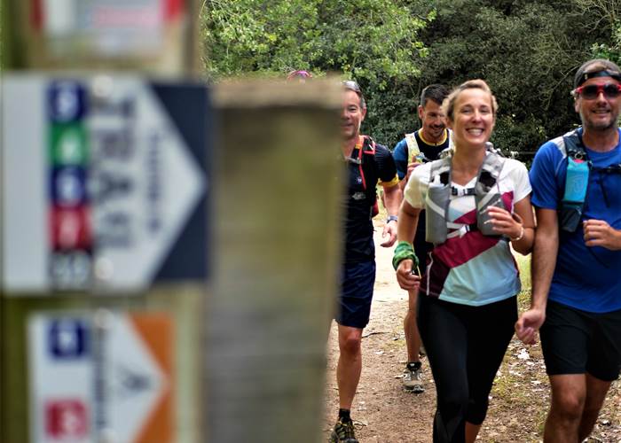 parcours de trail et de marche nordique balisés