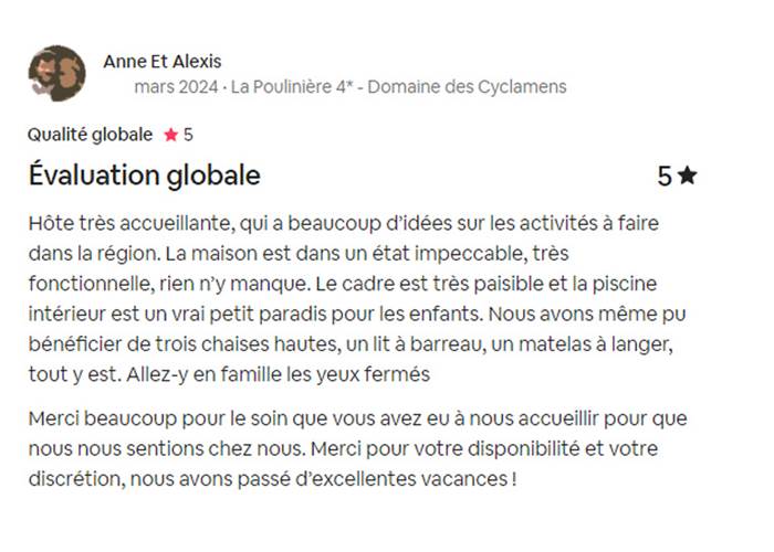 La Poulinière du Domaine des Cyclamens mars 2024
