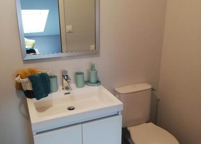 salle de bain chambre les bleuets