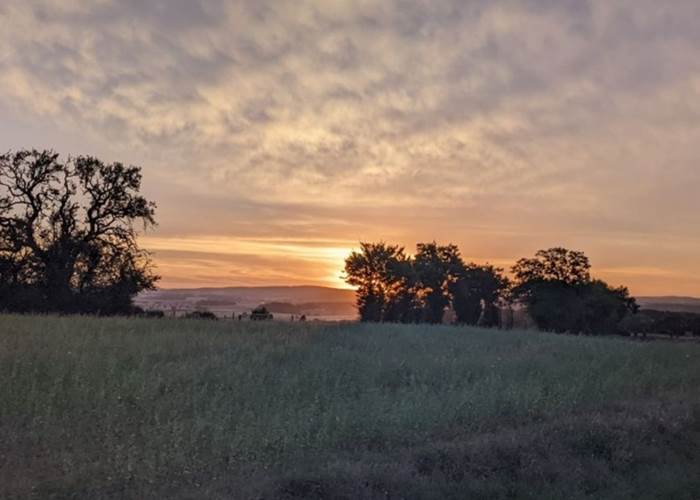Levée de soleil en randonnée