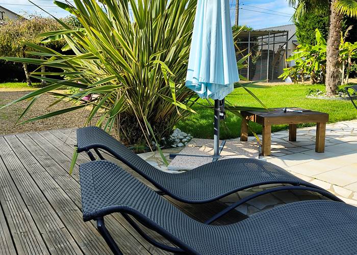 terrasse chambres d’hôtes La Flèche