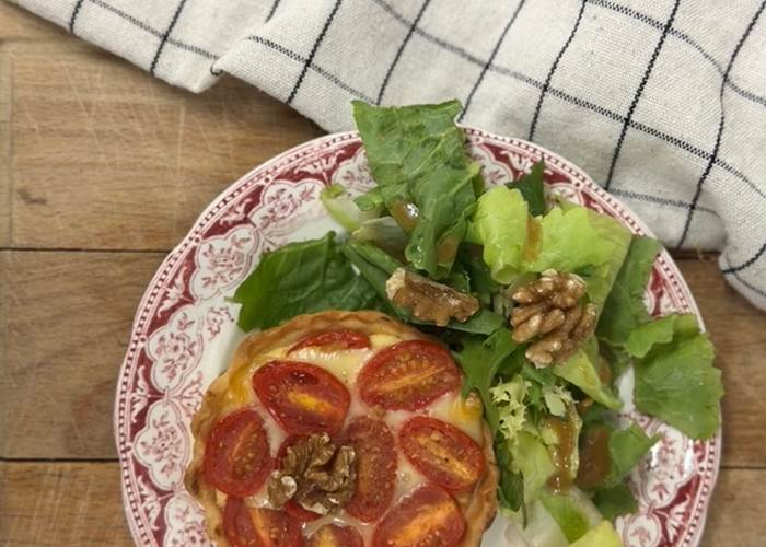 Tarte fine au St-Nectaire