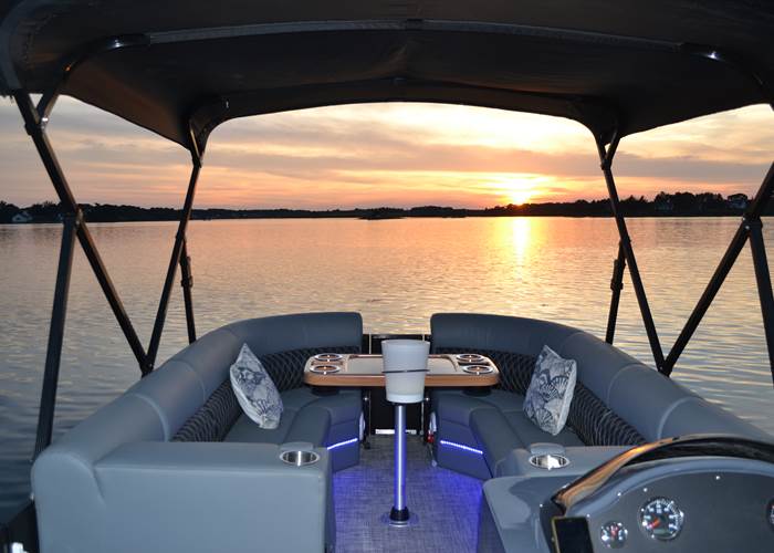 Coucher de soleil à bord du Riec'h