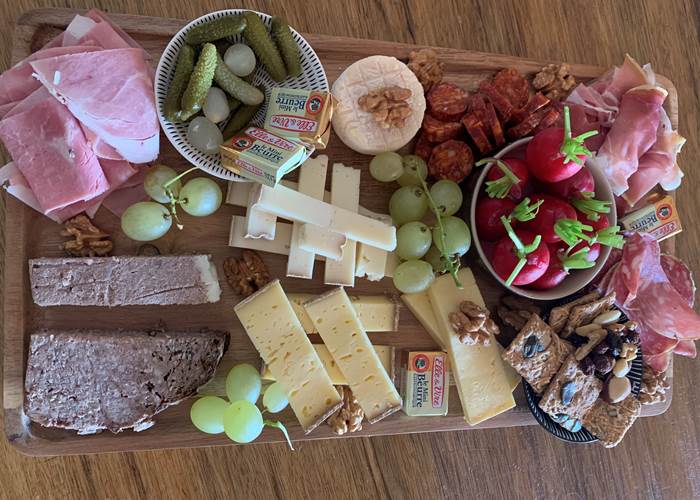 Planche charcuterie fromage