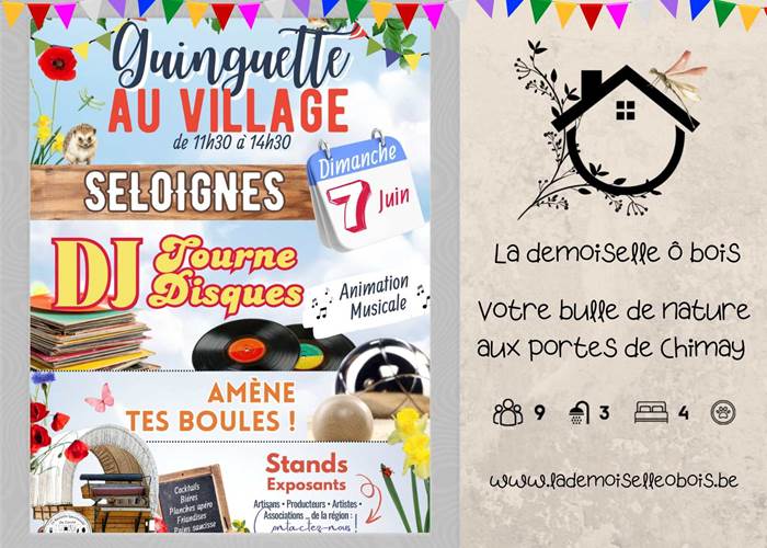 guinguette au village Seloignes