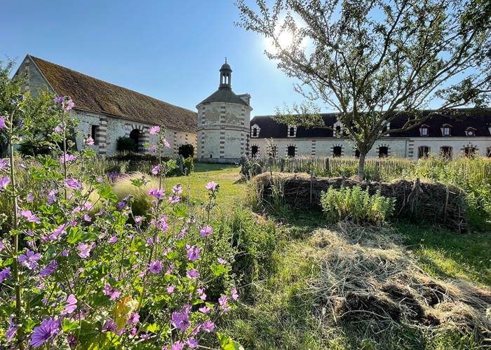 Depuis le potager au printemps-page
