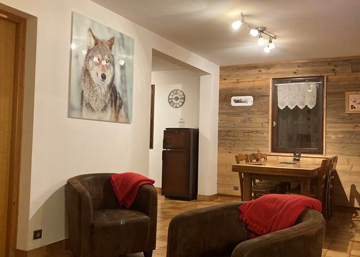 Vue depuis le coin salon