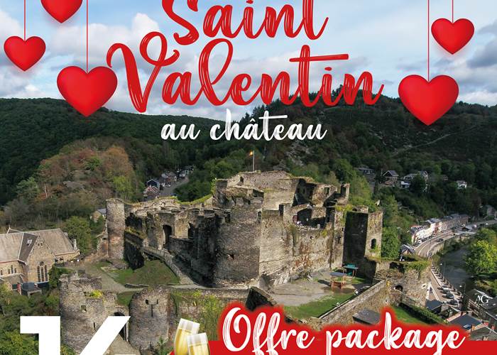 événement saint valentin au château féodal de la roche-en-ardenne