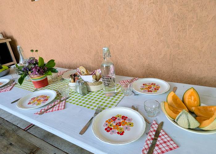 A table