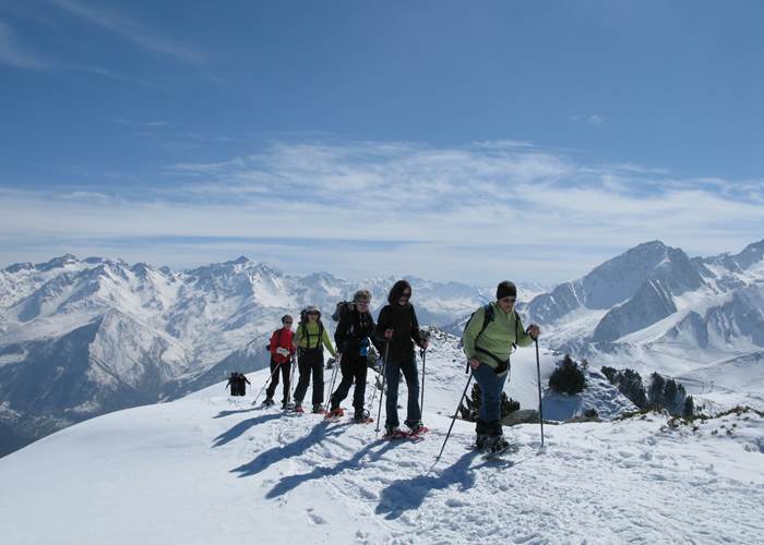 Randonnée en hiver sur les crêtes de Luz-Ardiden