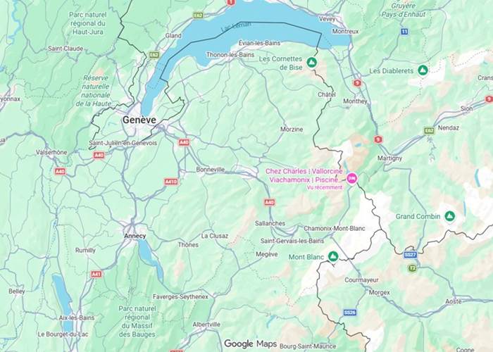 Vallorcine : accès / access