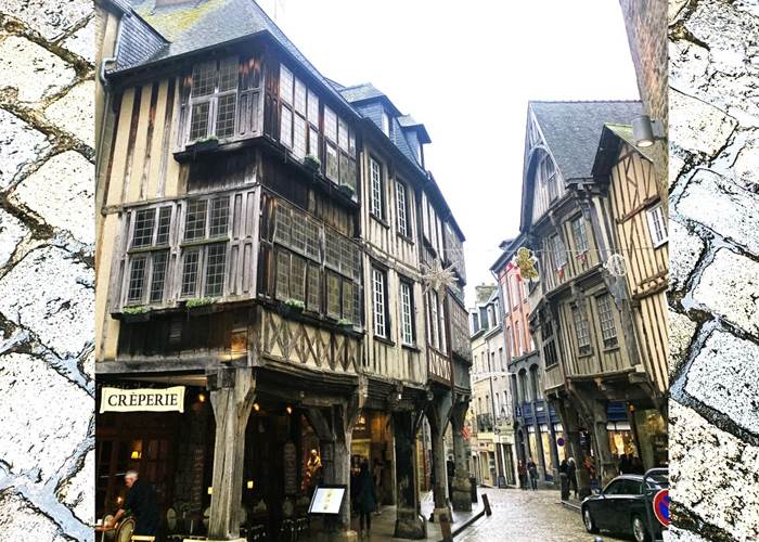 maisons Dinan à pans de bois chambre d'hotes La Guyonnais