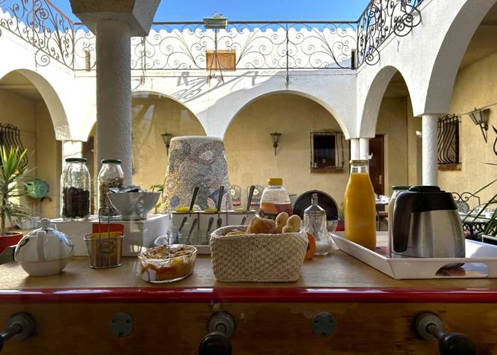 Série petits déjeuners : le patio