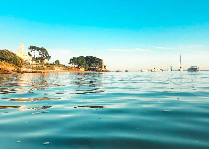 Embouchure de l'Odet depuis la plage du Coq Bénodet