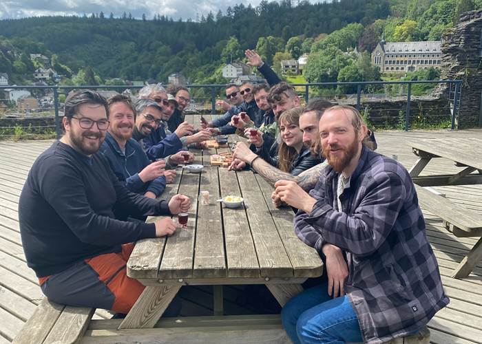 Visite guidée avec dégustation de produits locaux au château féodal de La Roche-en-Ardenne