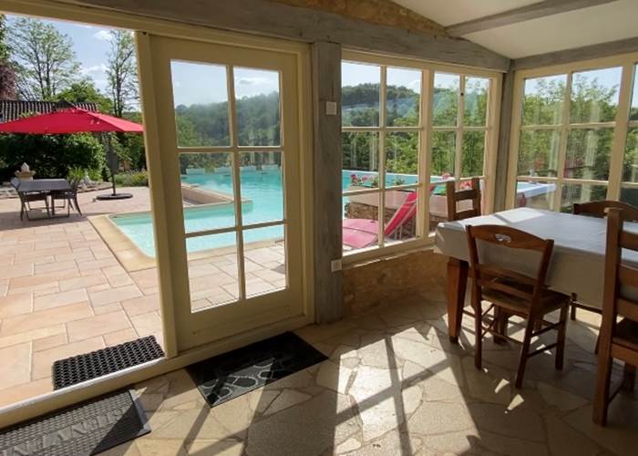 Véranda de la Villa Lou Peyrol