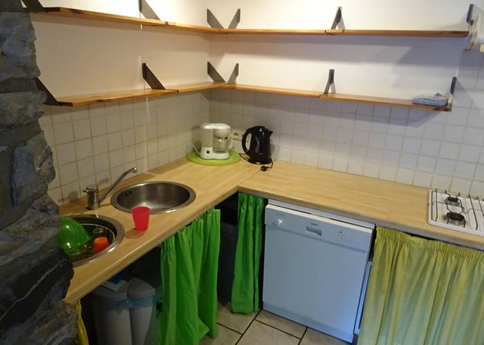 Cuisine équipée du Gîte 2