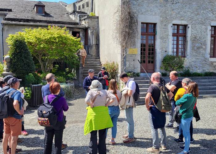 Visite avec le conteur Felip Barrère ©M.Feugas