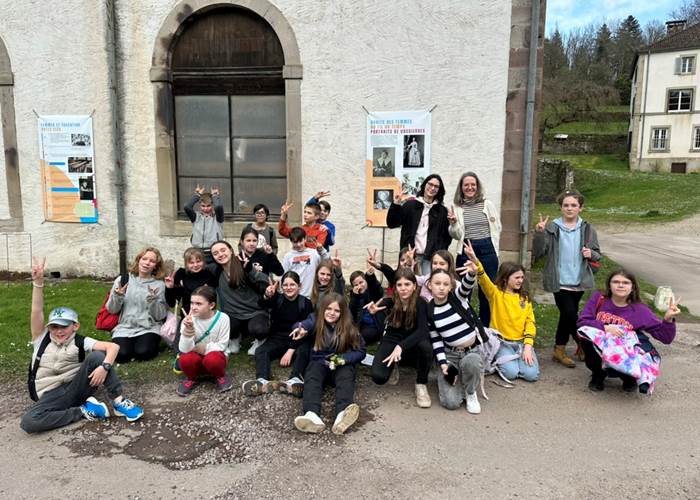 Les 6èmes du Collège Julie Victoire Daubié