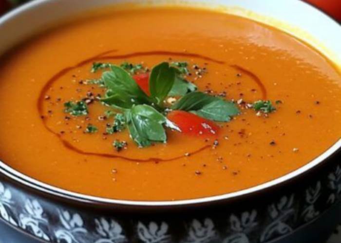 Le velouté de tomates