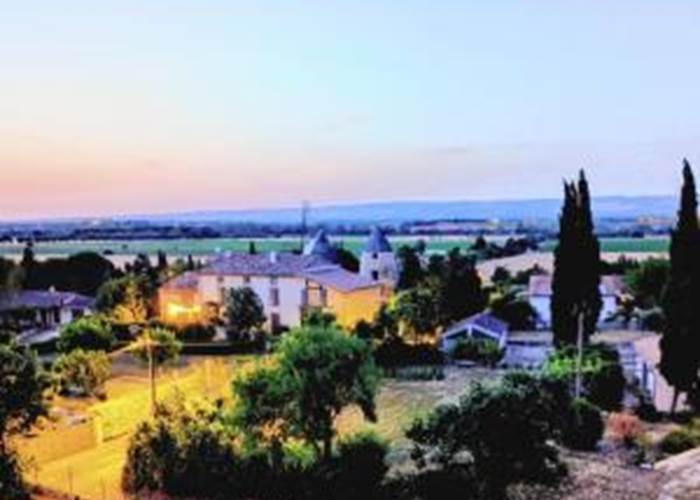 Vue sur le paysage de Pexiora 