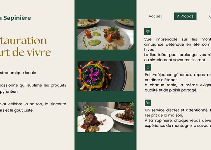 Restaurant bistronomique à Saint-Lary-Soulan – Saveurs locales et cuisine pyrénéenne.