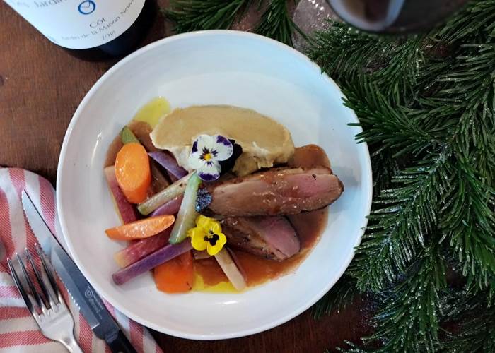 Les plats de Mon Jardin, à Montrichard, se savourent aussi avec les yeux !