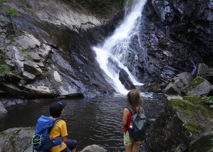Cascade du Saut Sali - Les chaumières de Brameix