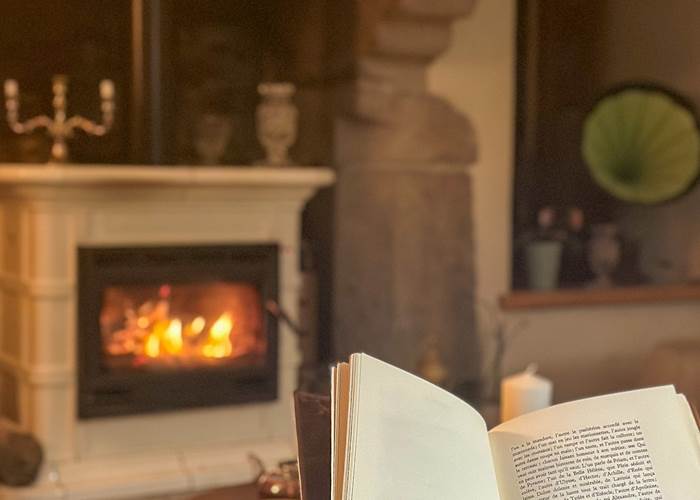 se détendre au coin du feu