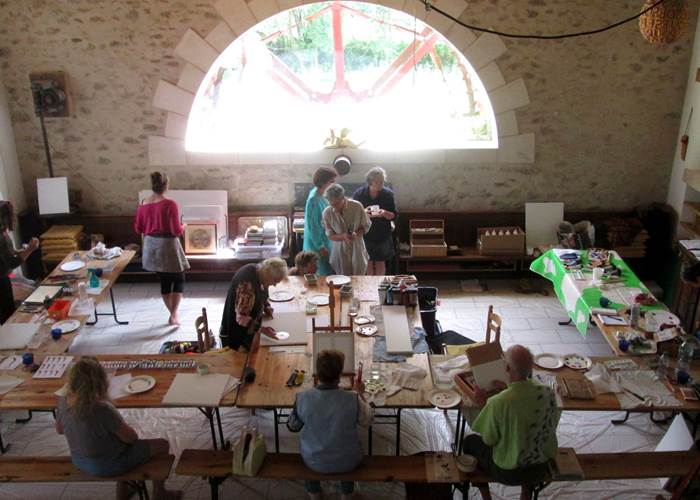 Stage peinture et calligraphie hébraïque avec Frédérique Lemarchand