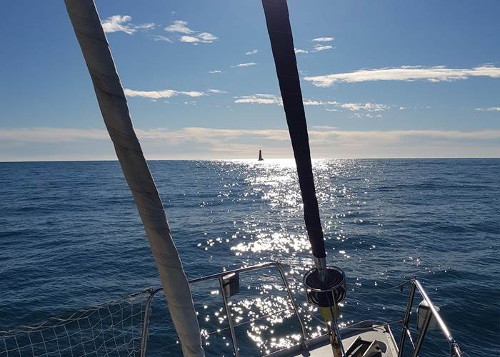 navigation au large en voilier 5 cabines Gibsea 51