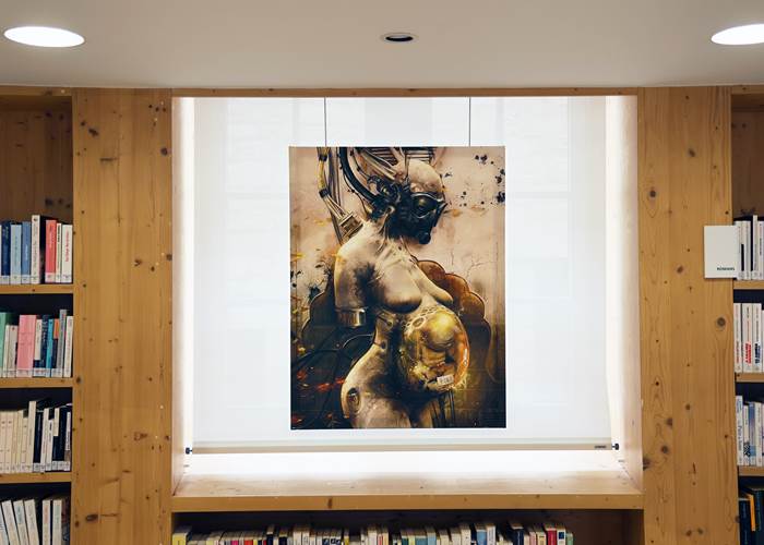 Bruno Wagner, Yayashin, Exposition à la bibliothèque de Gourdon, Graphiste & Illustrateur de Fantasy