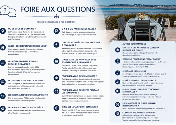 Foire aux questions Notre-Dame des Grèves