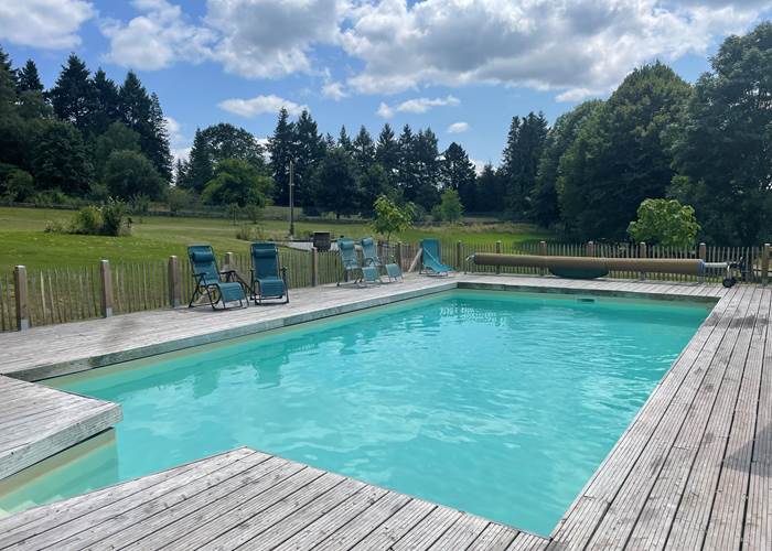 Piscine sécurisée et chauffée