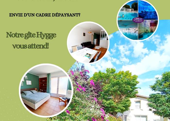 Gîtes, chambre d'hôtes et table d'hôtes gastronomique à Casteljaloux Lot et Garonne, piscine, jacuzzi et spa