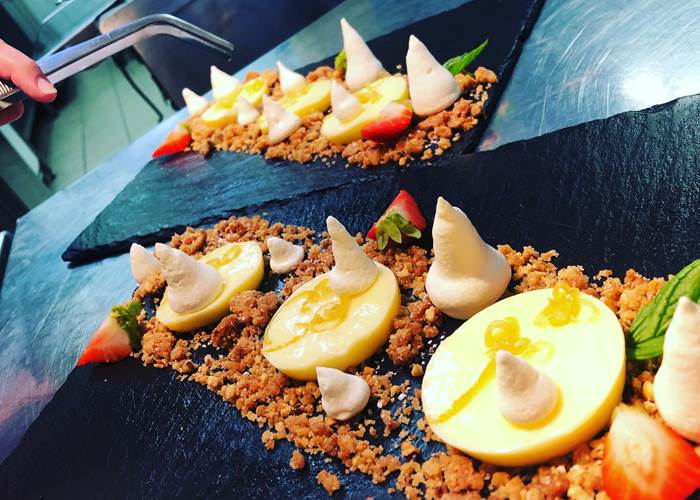 tarte citron déstructurée