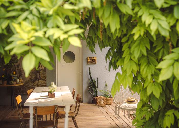 L'entrée de la maison