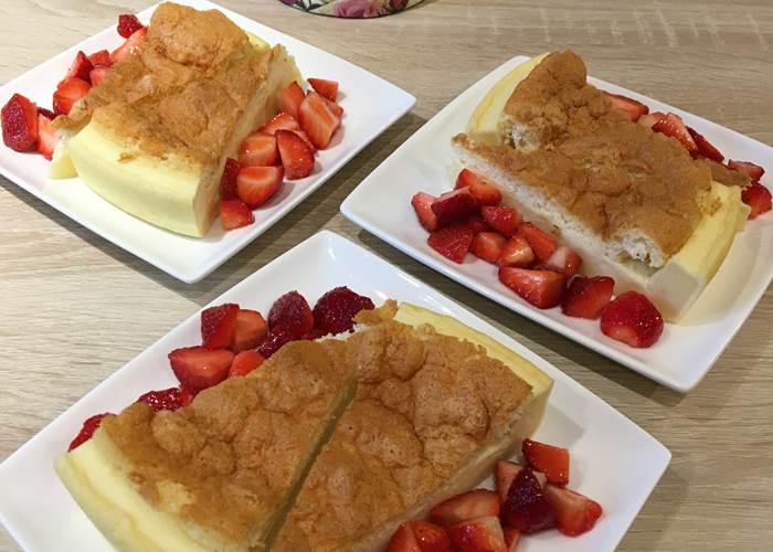 breakfast gâteau fraises feuillantines dordogne