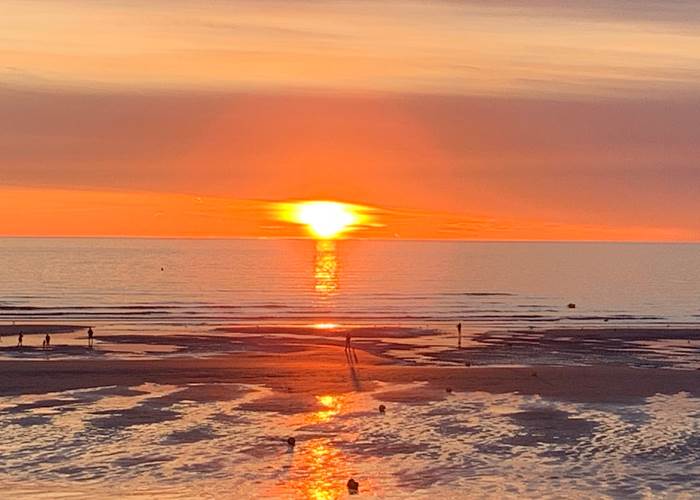 Coucher du soleil....en feu