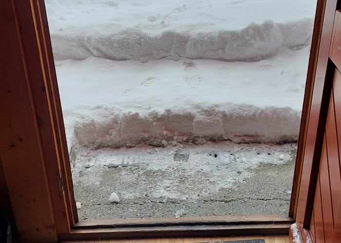 Photo Accès chalet le 16 février