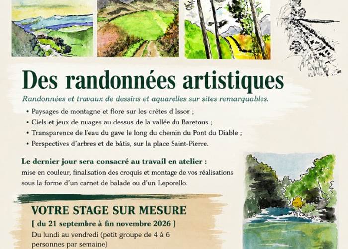 La maison de Léa - Stage d'aquarelle