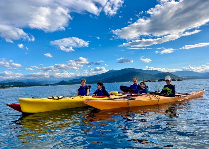 Abbartello kayak paddle Corse